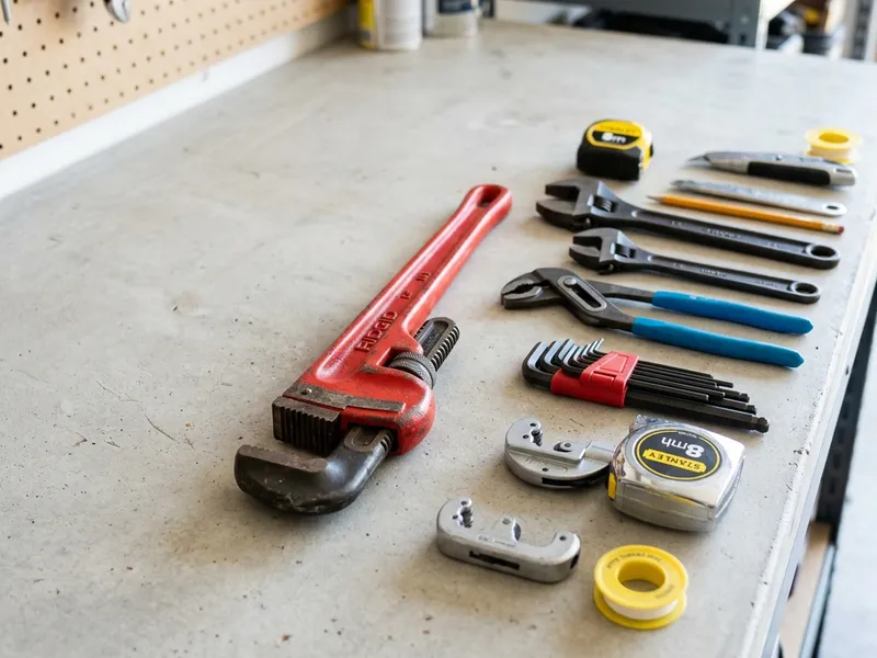 Professional plumbers in Palmyra, NJ equipped with top-tier tools for residential and commercial plumbing services.